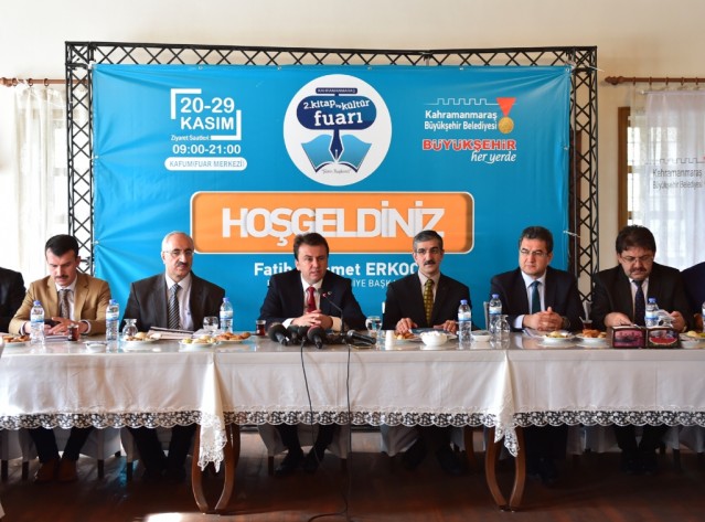 Başkan Erkoç Kitap Fuarı İçin Basınla Bir Araya Geldi