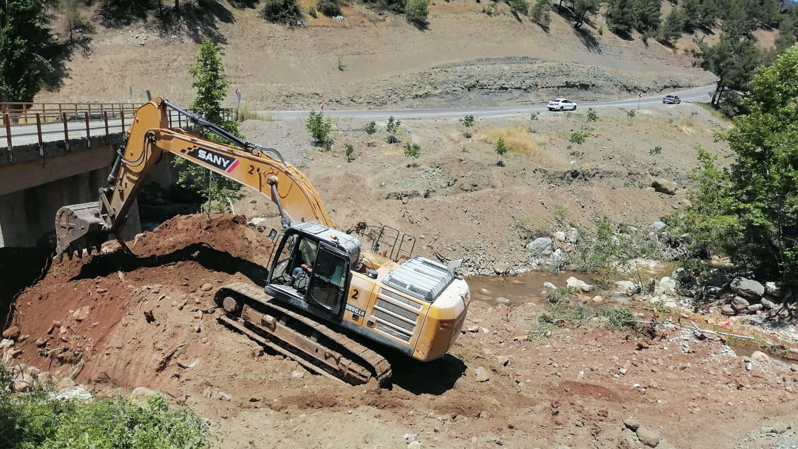 Büyükşehir’den Bertiz’in Ulaşımına Güç Katacak Yeni Bir Köprü Daha