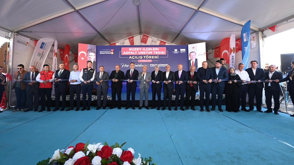 800 Milyon TL’lik Dev Yatırım Hizmete Girdi: Kuzey İlçeleri Asfalt Üretim Tesisi Açıldı