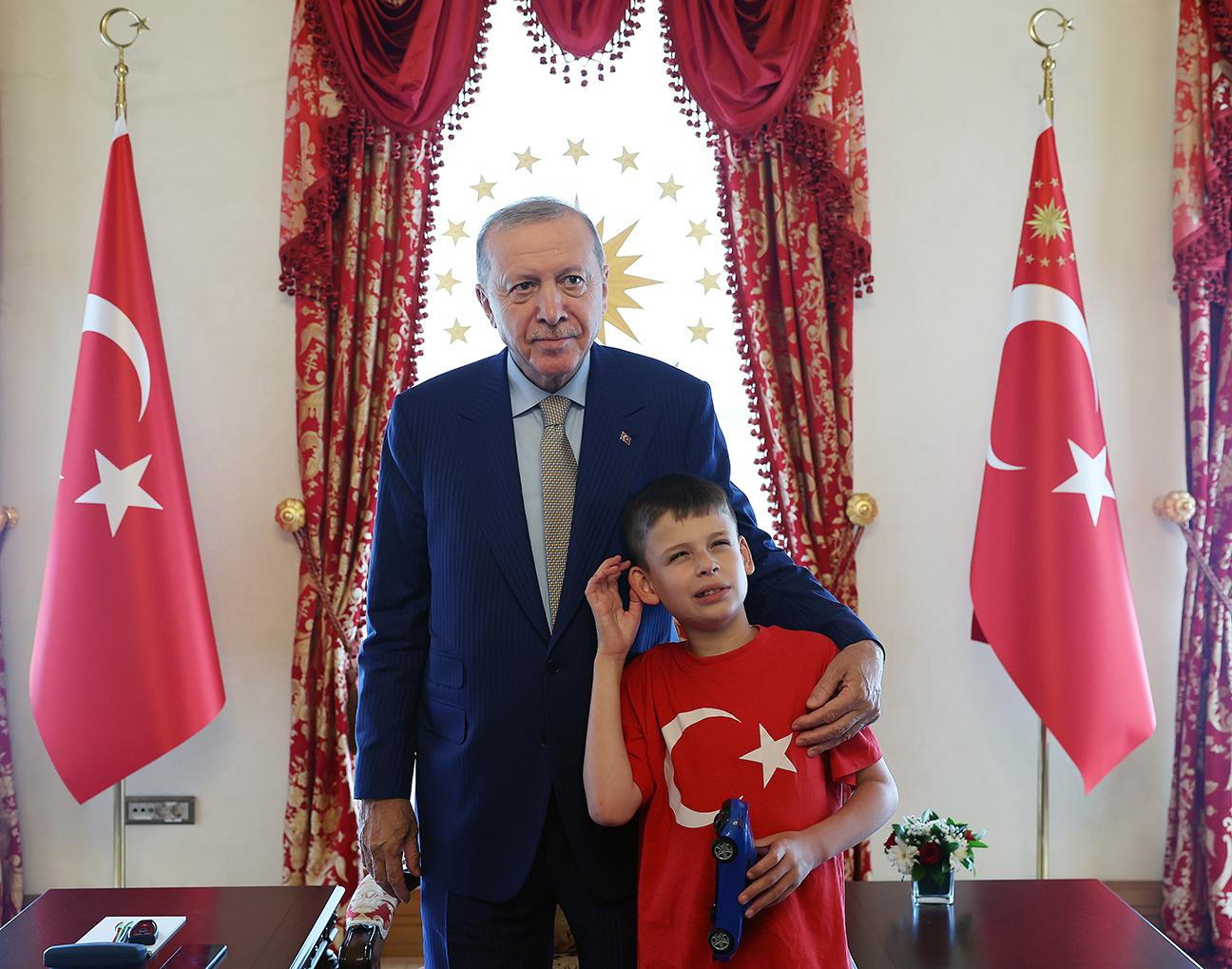 Cumhurbaşkanı erdoğan, joshua harris'i kabul etti