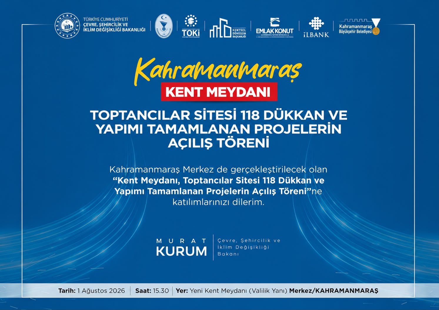 Şehre Değer Katacak 5 Yatırım Daha Hizmete Giriyor