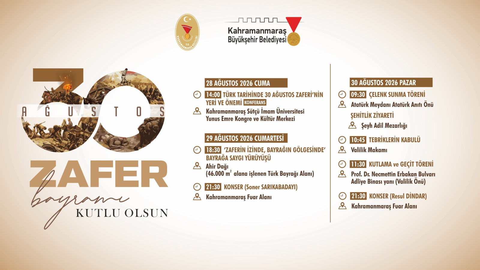 Zafer Bayramı Coşkusunu Birlikte Yaşayalım