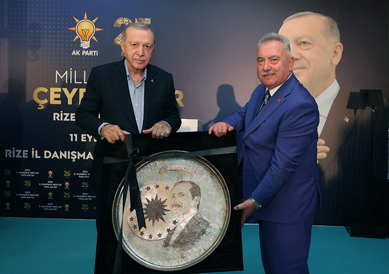 “86 milyon olarak hep beraber müreffeh ve aydınlık istikbale yürümemize set çekilmesine izin vermeyiz”
