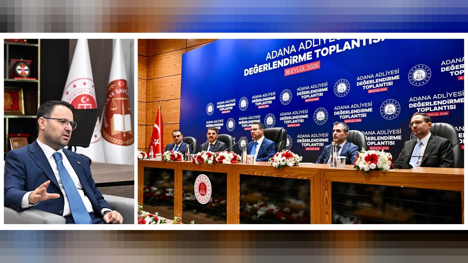 Adalet Bakanı Akın Gürlek Adana Adliyesinde Hakim ve Savcılarla Bir Araya Geldi