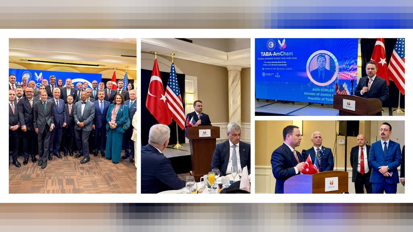 Adalet Bakanı Gürlek, New Jersey'de Düzenlenen Küresel İş Zirvesi’nde Konuştu