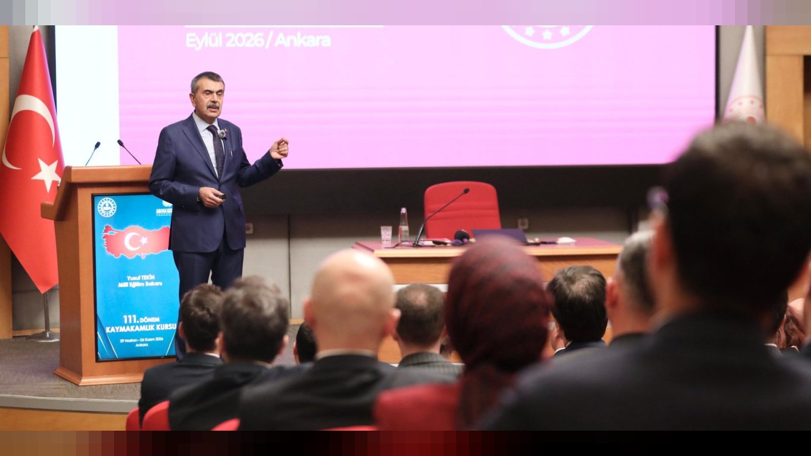 Bakan Tekin, 111. Dönem Kaymakam Adaylarıyla Bir Araya Geldi