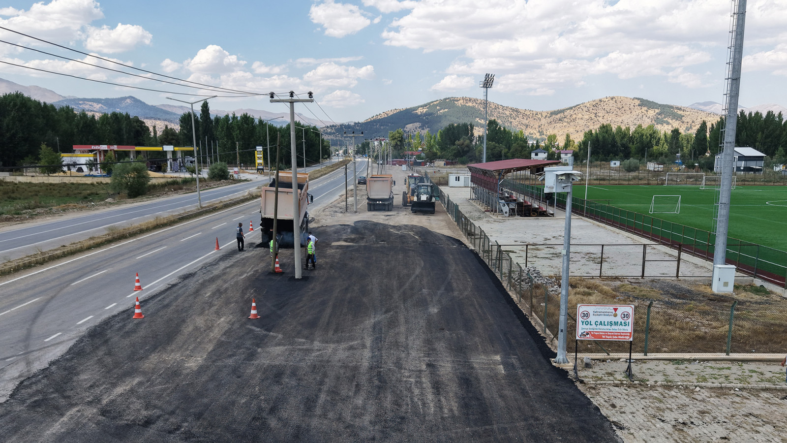 Büyükşehir, Göksun’da Sosyal Alanların Ulaşımını Yeniliyor