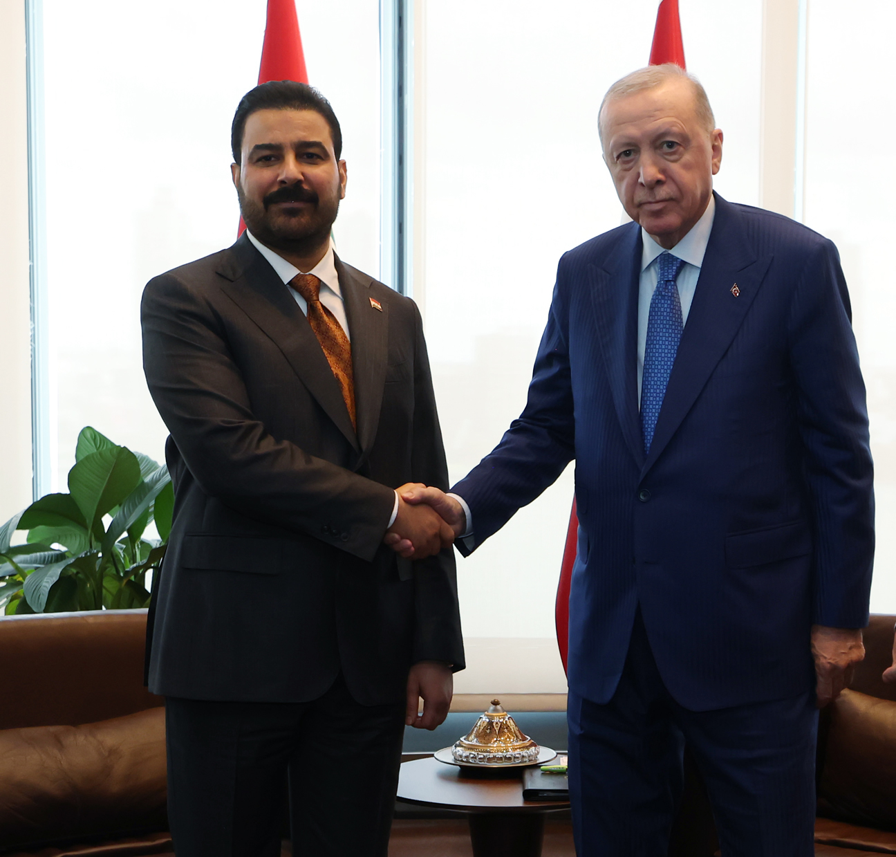 Cumhurbaşkanı Erdoğan, Irak Başbakanı ez-Zeydi ile görüştü