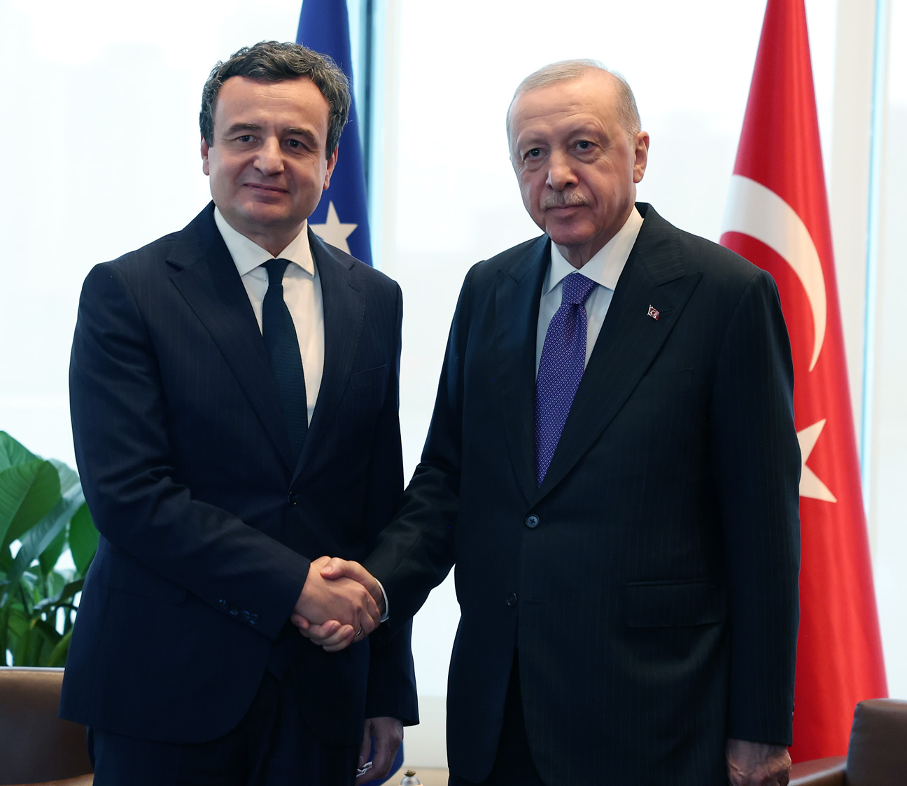Cumhurbaşkanı Erdoğan, Kosova Başbakanı Kurti ile görüştü