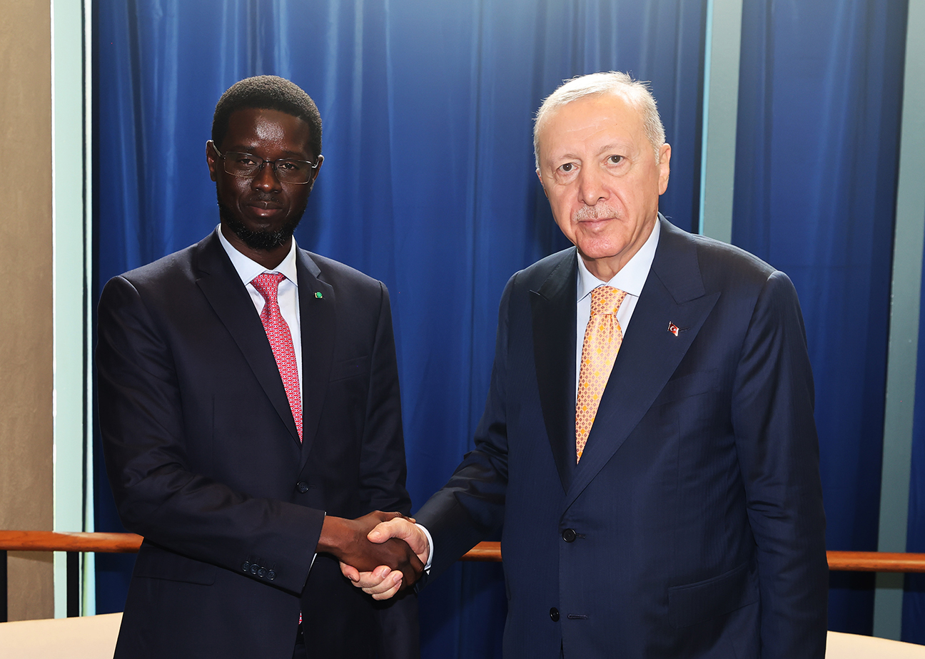 Cumhurbaşkanı Erdoğan, Senegal Cumhurbaşkanı Faye ile görüştü