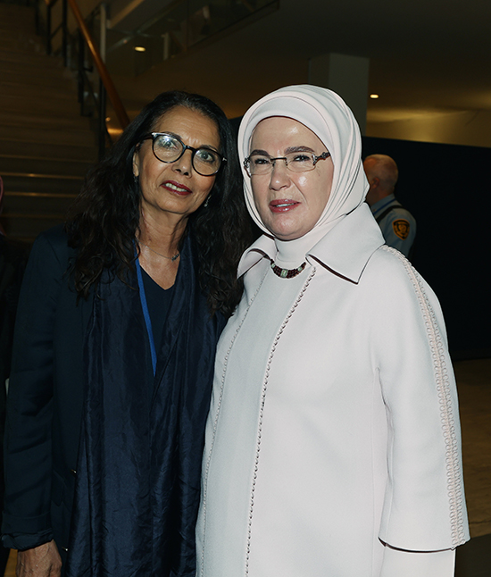 Emine Erdoğan, BM'de çocuklar için güvenli dijital sistemlerin inşasına ilişkin programa katıldı