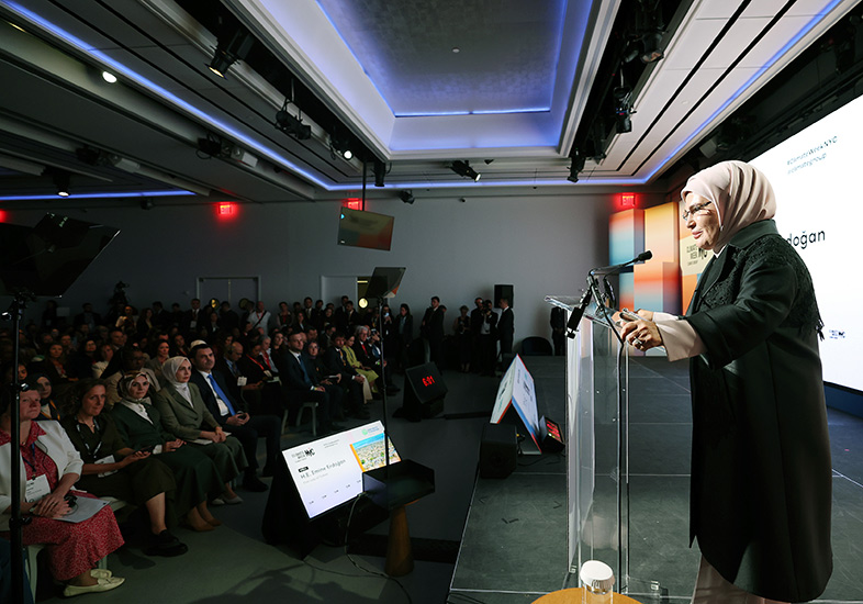 Emine Erdoğan, New York İklim Haftası Açılış Töreni’ne katıldı