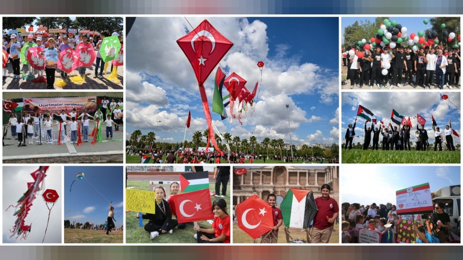 Uçurtmalar, Gazzeli Çocuklar için Türkiye'nin Dört Bir Yanında Gökyüzüyle Buluştu