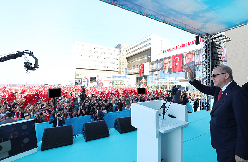 “Vatandaşımızın insanca muamele göreceği bir sağlık sistemini ülkemiz genelinde tesis ettik”