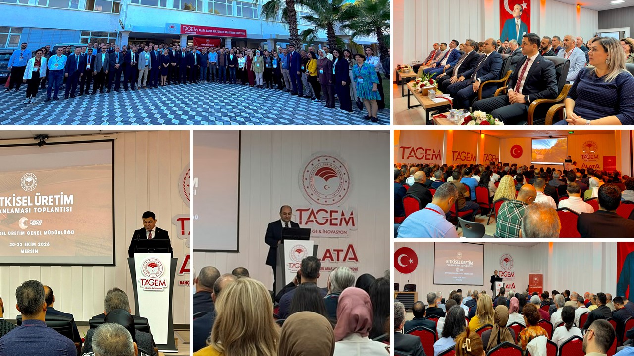 2026 Yılı Bitkisel Üretim Planlaması Değerlendirme ve 2027-2029 Bitkisel Üretim Planlaması Toplantısı Mersin’de Yapıldı