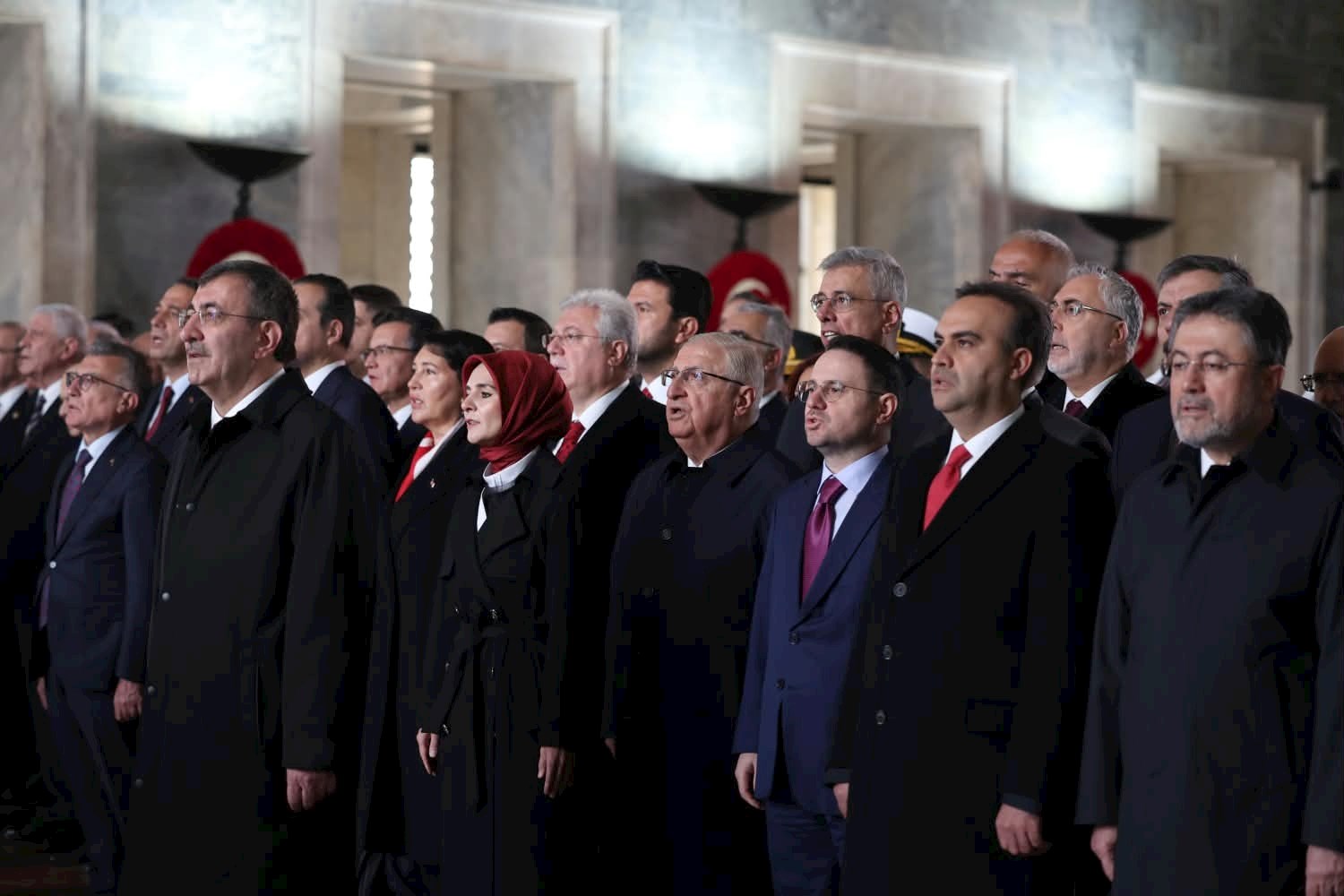 29 Ekim Cumhuriyet Bayramı Dolayısıyla Cumhurbaşkanı Erdoğan Sayın Recep Tayyip Erdoğan Başkanlığındaki Devlet Erkânı Anıtkabir’i Ziyaret Etti