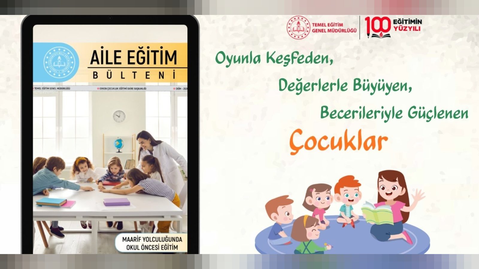 "Aile Eğitim Bülteni" Ekim Sayısı, Yayımlandı