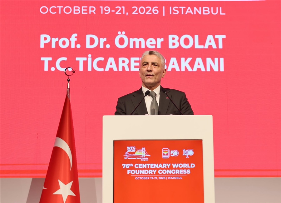 Bakan Bolat, 76. Dünya Döküm Kongresi’nde Sektör Temsilcileriyle Buluştu 21.10.2026