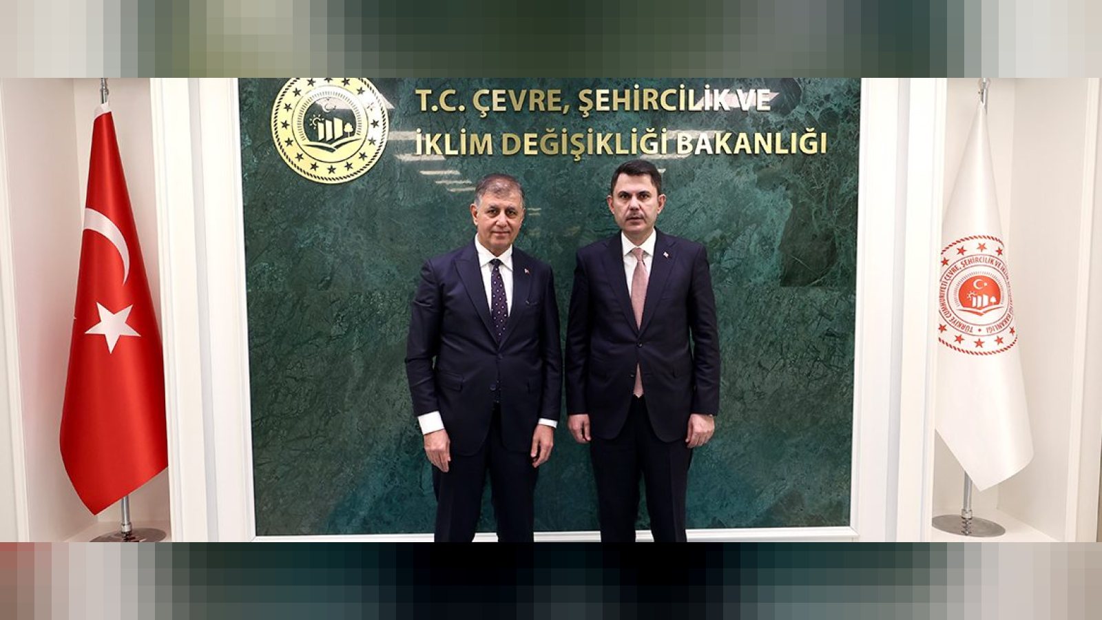 Bakan Kurum, İzmir Büyükşehir Belediye Başkanı Cemil Tugay’ı Kabul Etti