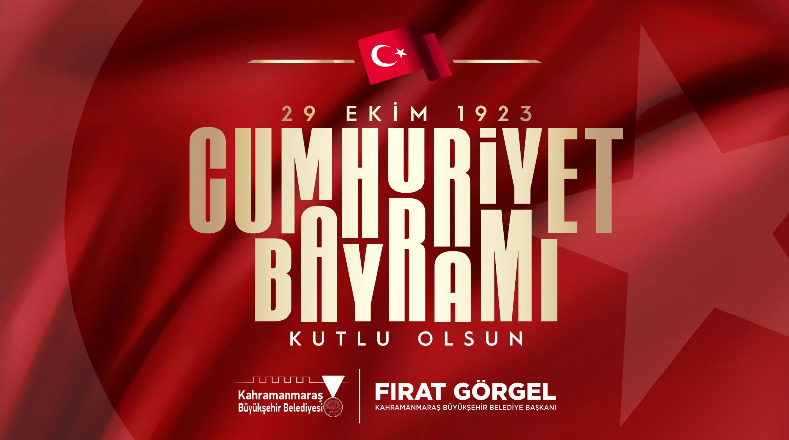 Başkan Görgel: “Cumhuriyet Bayramı’mız Kutlu Olsun”