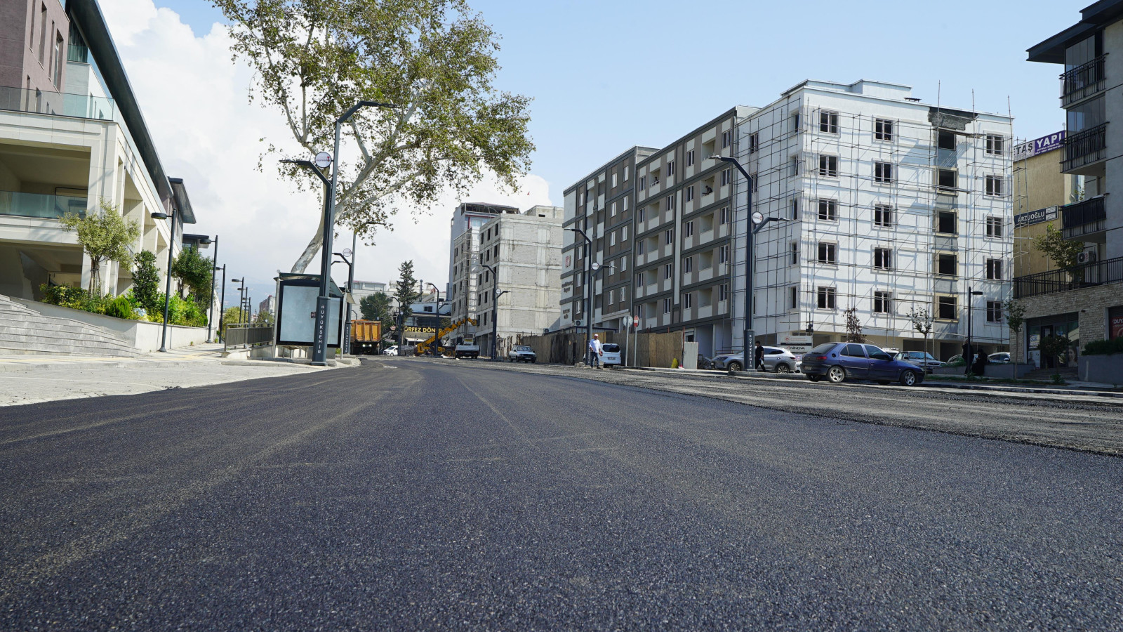 Büyükşehir, Hükümet Bulvarı’nın Asfaltını Yeniliyor