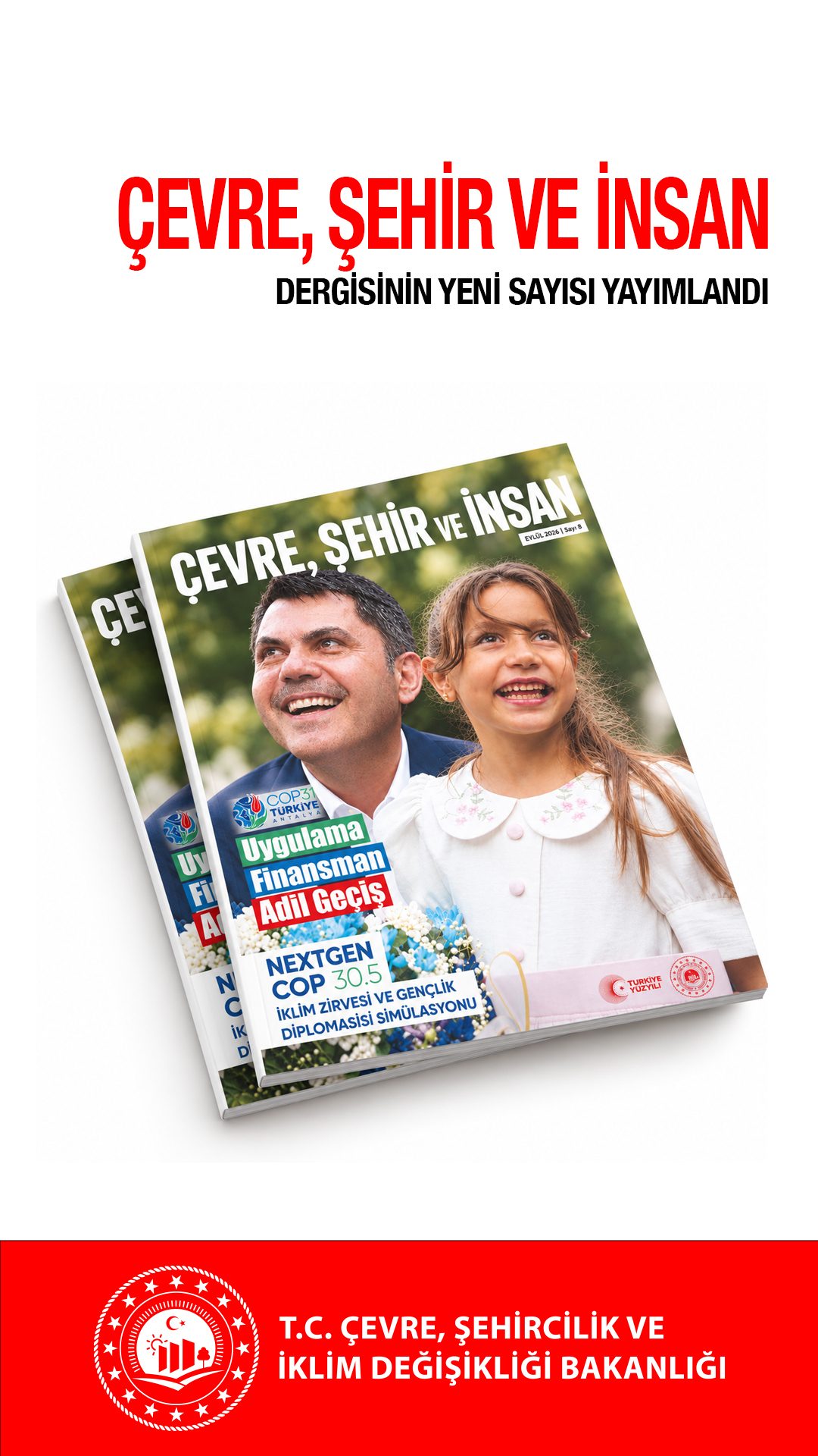 Çevre, Şehir ve İnsan Dergisi'nin 8.SAYISI Yayımlandı