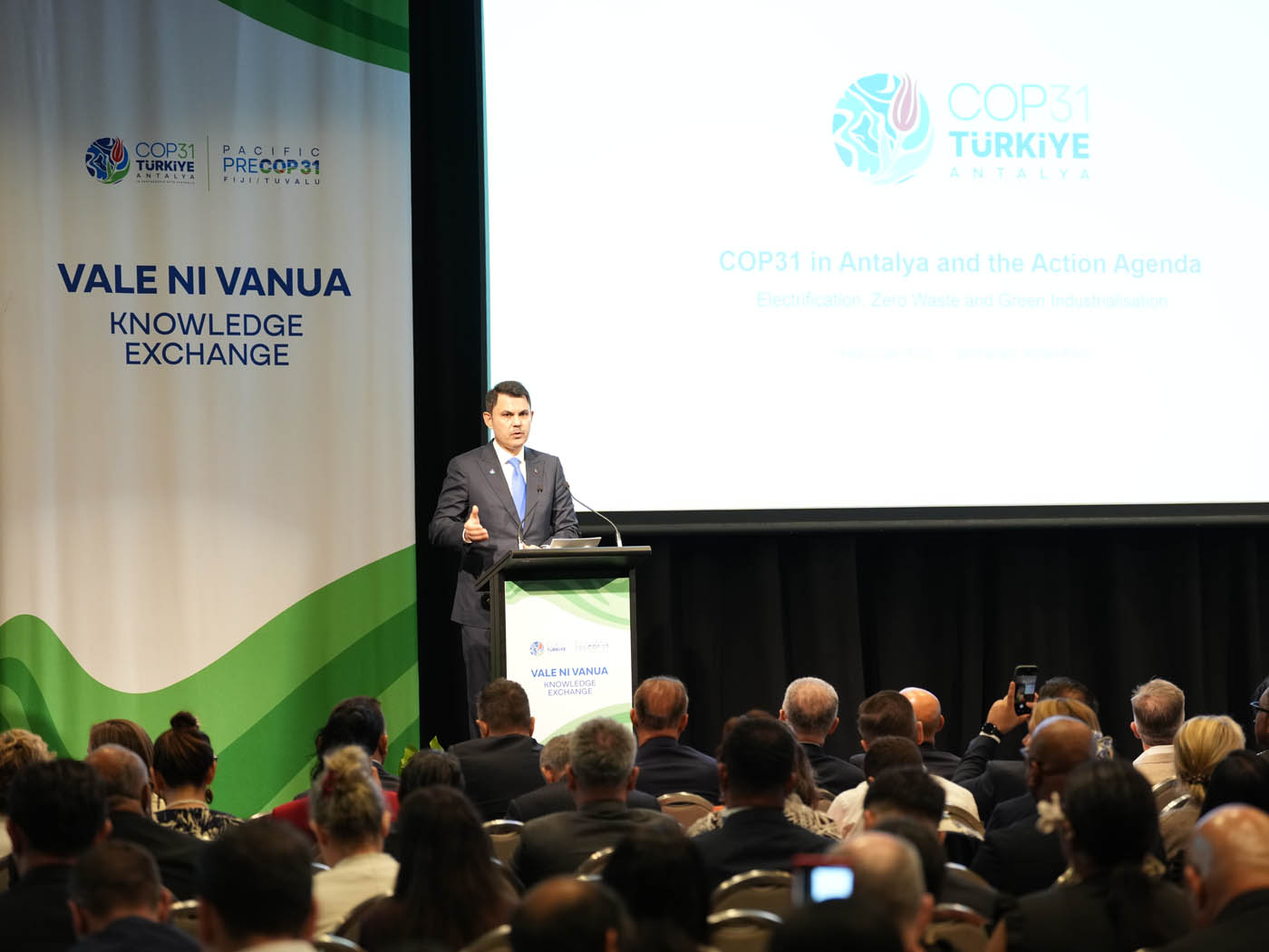 COP31 Başkanı Kurum Fiji’de COP31 Eylem Gündemi’ni Anlattı
