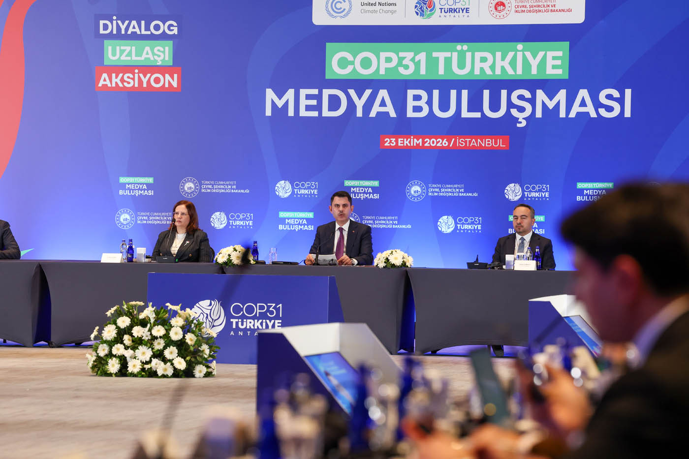 COP31 Başkanı Kurum, Genel Yayın Yönetmenlerine COP31 Hazırlıklarını Anlattı