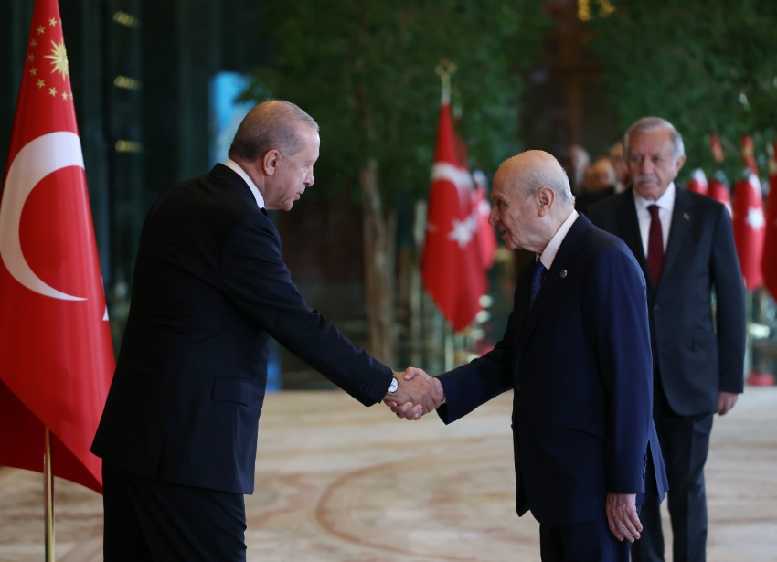 Cumhurbaşkanı Erdoğan, 29 Ekim Cumhuriyet Bayramı tebriklerini kabul etti