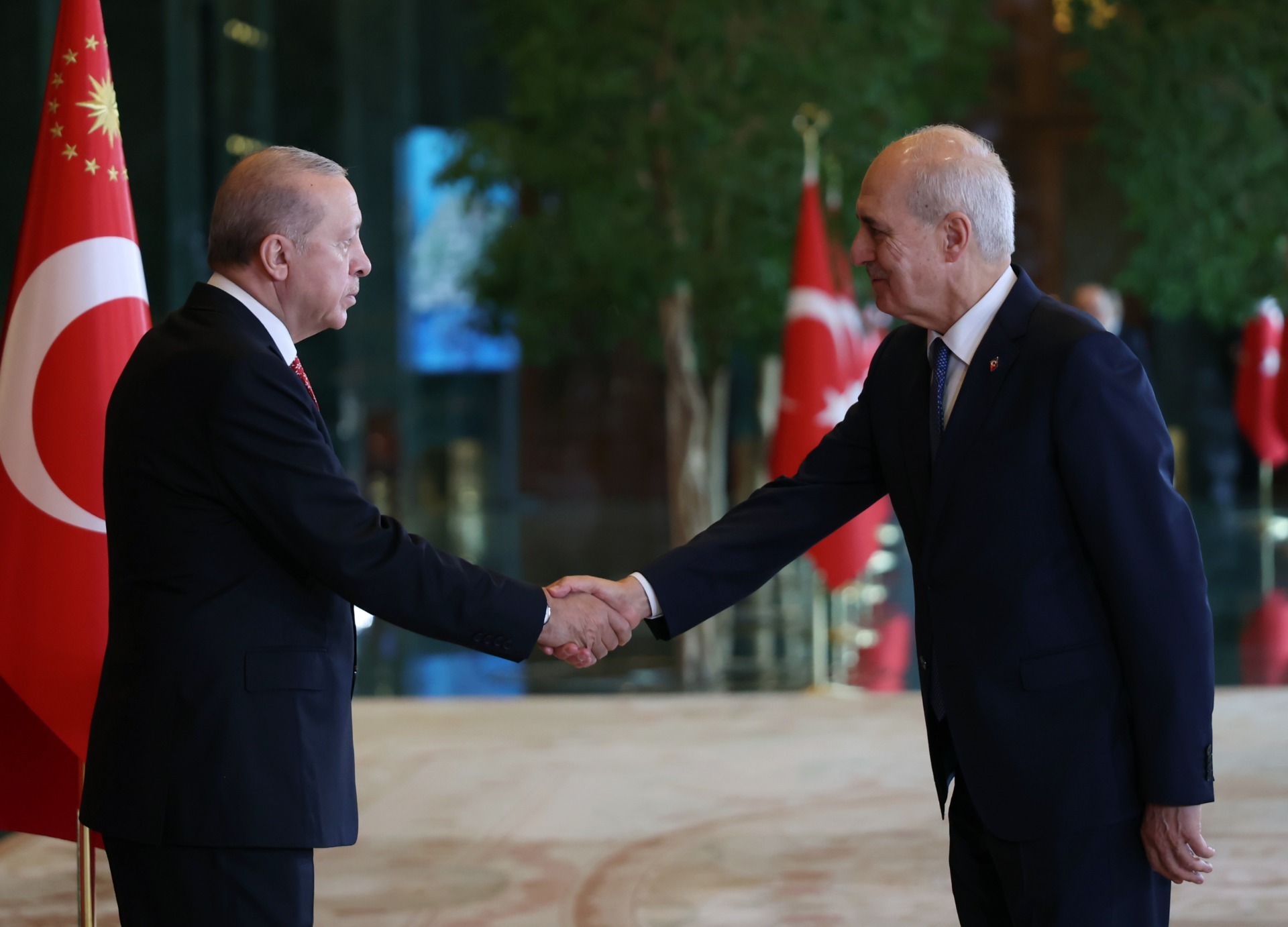 Cumhurbaşkanı Erdoğan, 29 Ekim Cumhuriyet Bayramı tebriklerini kabul etti