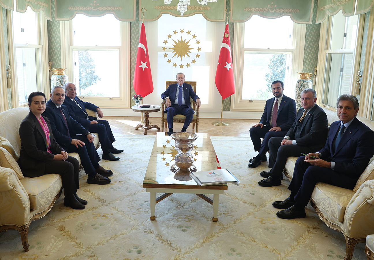 Cumhurbaşkanı Erdoğan, Şile Belediye Başkan Vekili Terzi’yi kabul etti