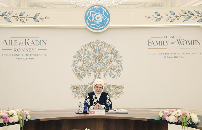 Emine Erdoğan, TDT Aile ve Kadın Konseyi 1. Yüksek Onur Kurulu Toplantısı'nda konuştu