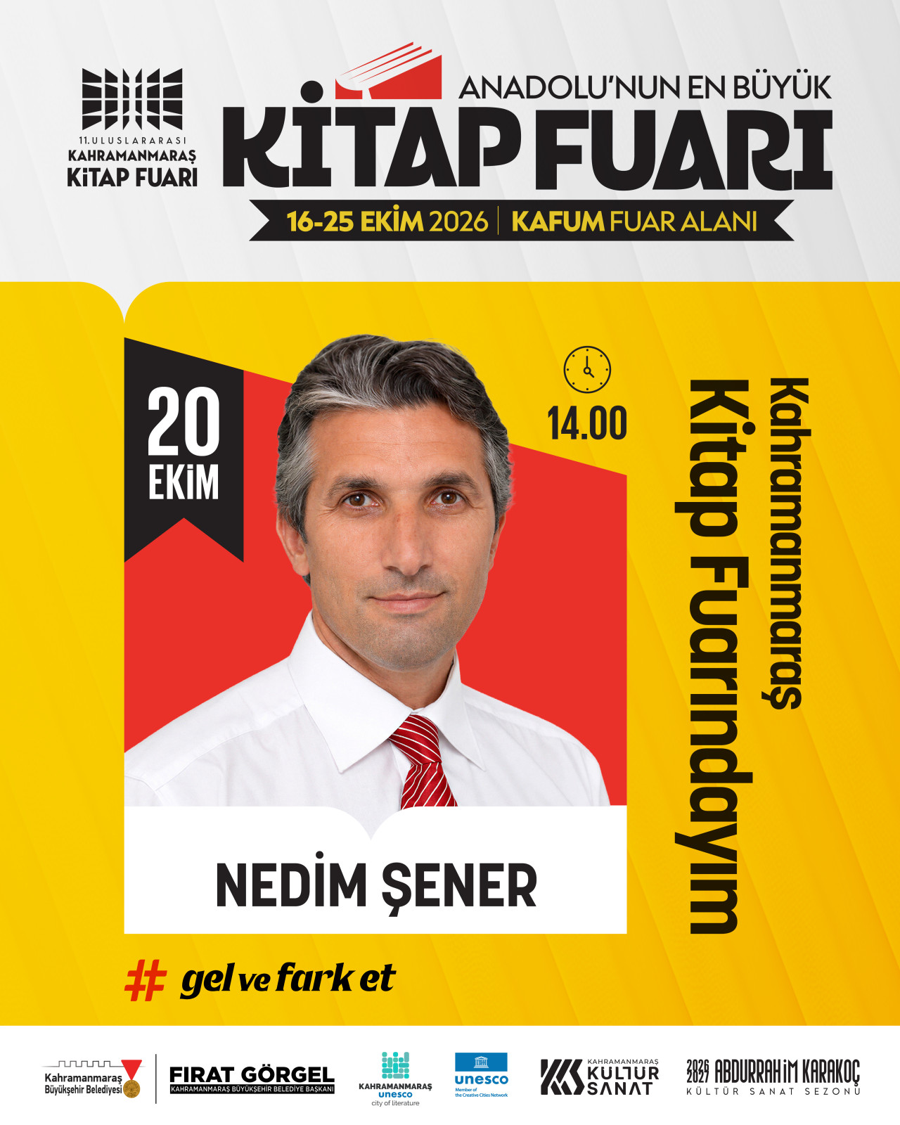 “Gel ve Fark Et” Temalı Kitap Fuarı Salı Günü Dolu Dolu Geçecek