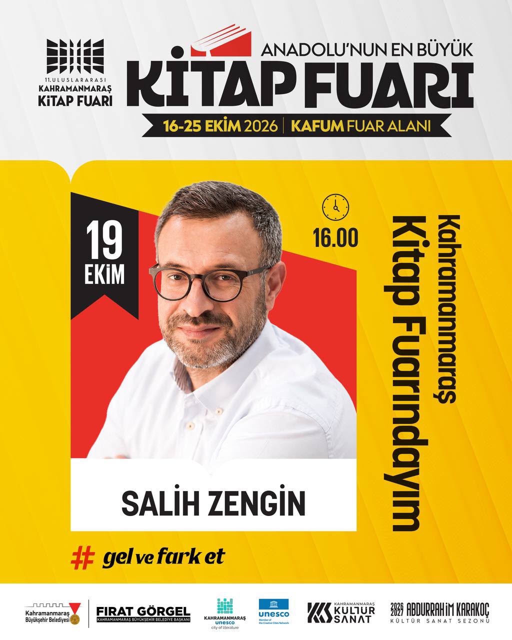 Kitap Fuarı’nda Pazartesi Günü Zengin ve Toker Okurlarla Buluşacak