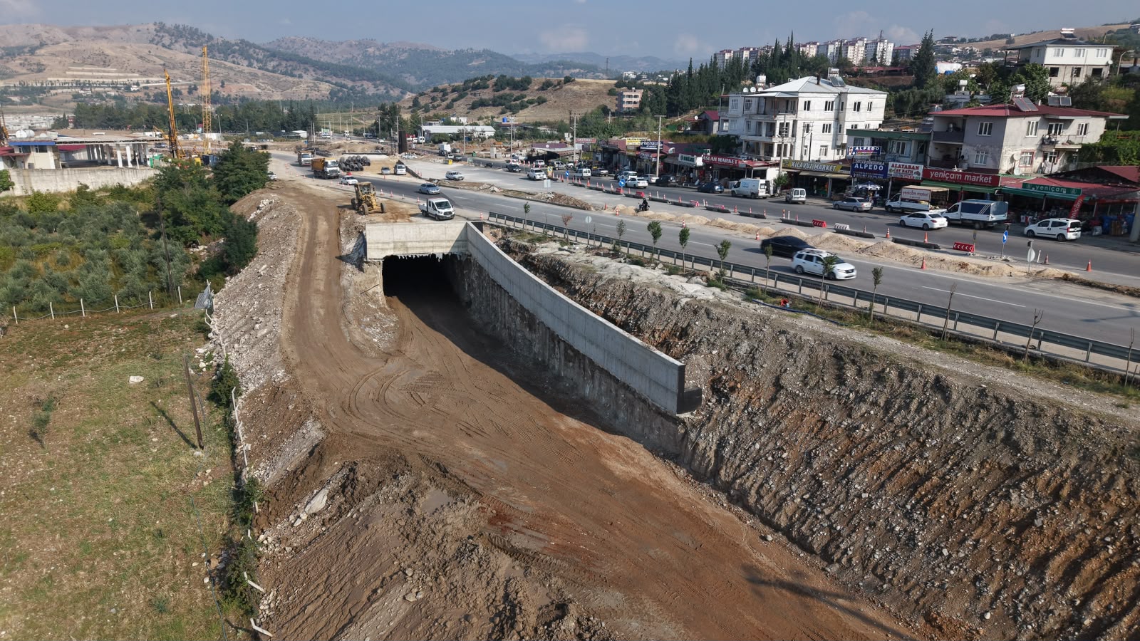 Kuzey Çevre Yolu Batı Girişi Hızla Yükseliyor