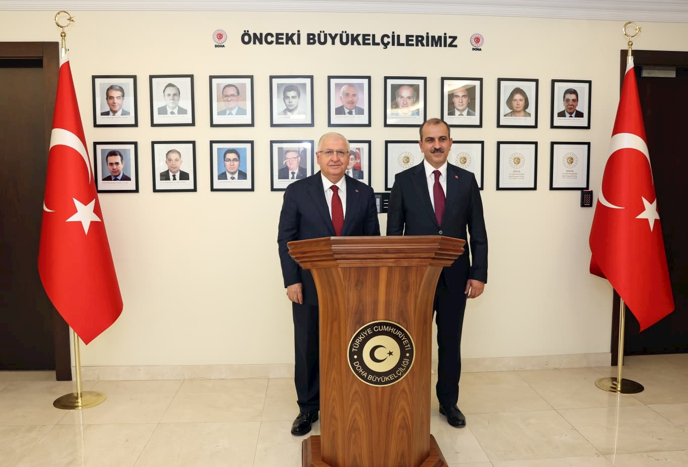 Millî Savunma Bakanı Yaşar Güler, Doha Büyükelçiliğimizi Ziyaret Etti