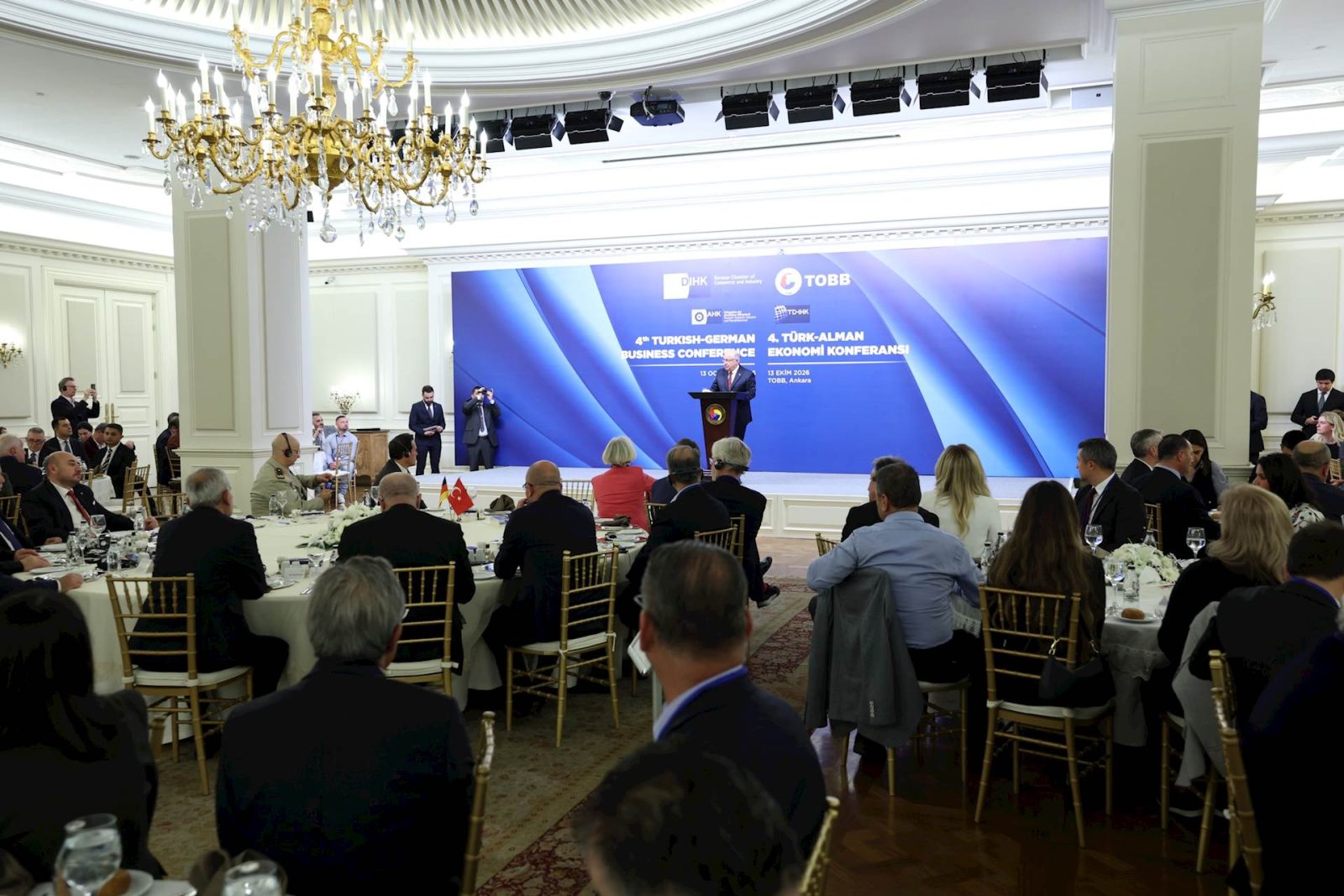 Millî Savunma Bakanı Yaşar Güler, Türkiye Odalar ve Borsalar Birliğinde Düzenlenen 4’üncü Türk-Alman Ekonomi Konferansı Gala Yemeği’ne Katıldı