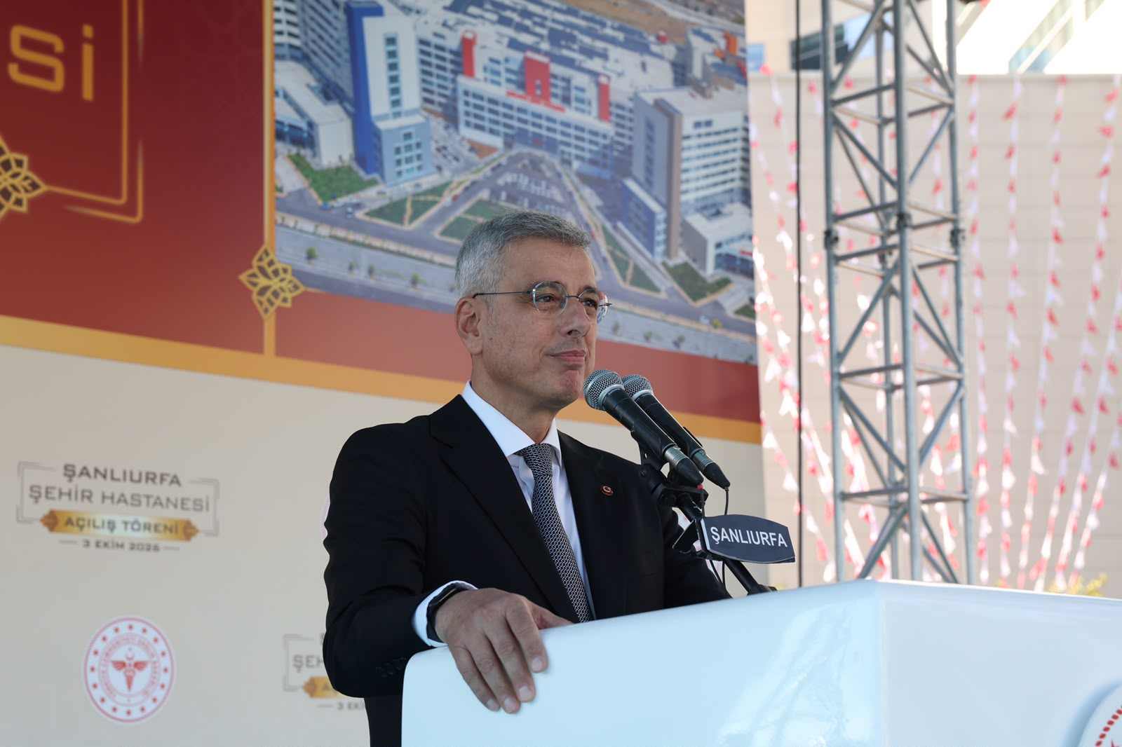 Sağlık Bakanı Memişoğlu Şanlıurfa Şehir Hastanesi Açılış̧ Töreni’ne Katıldı
