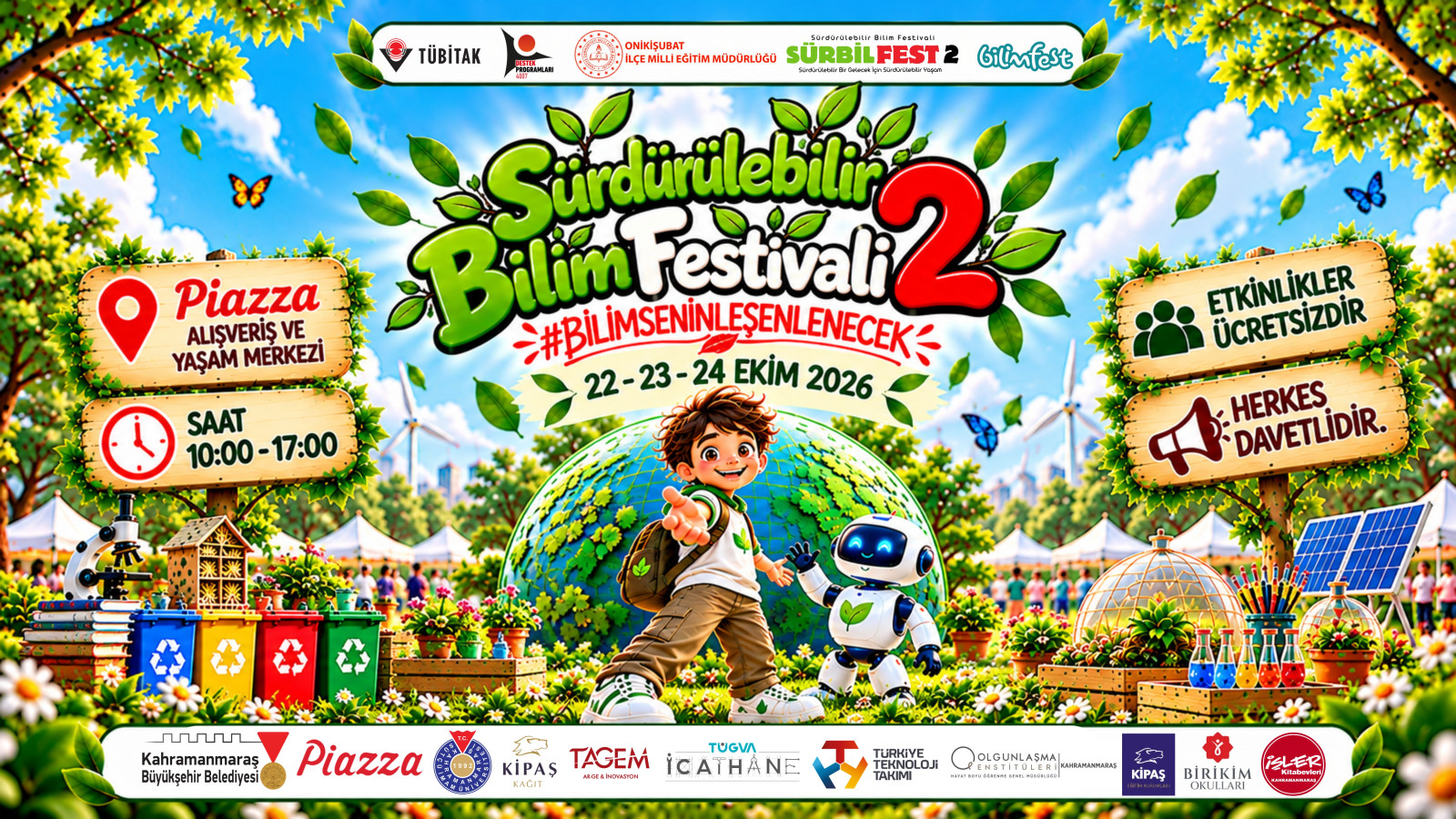 SÜRBİLFEST ile Bilimin Rüzgârı Kahramanmaraş’ta Esecek