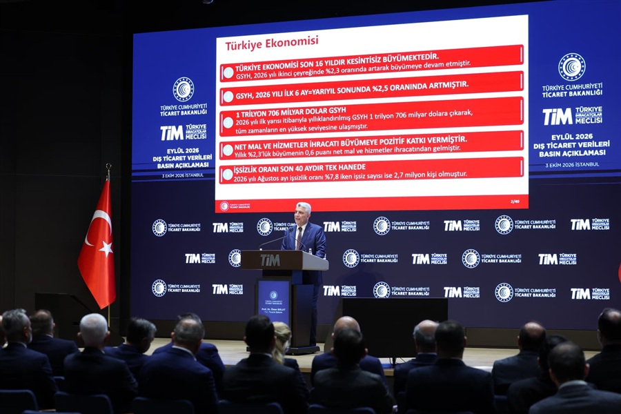 Ticaret Bakanı Ömer Bolat, Eylül Ayı Dış Ticaret Verilerini Açıkladı