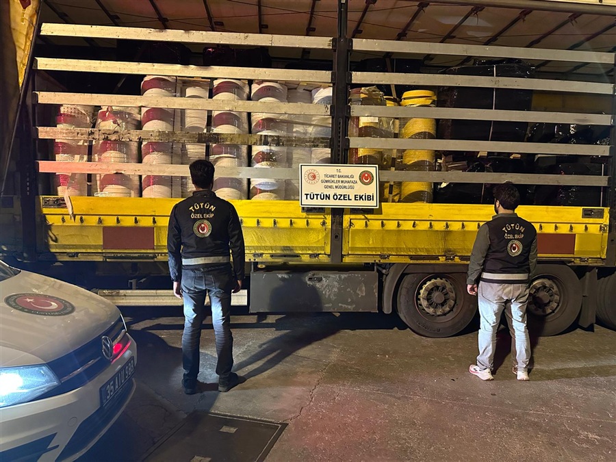 Ticaret Bakanlığı Ekiplerinden, Tütün ve Tütün Mamulleri Kaçakçılığıyla Mücadelede Başarılı Operasyon