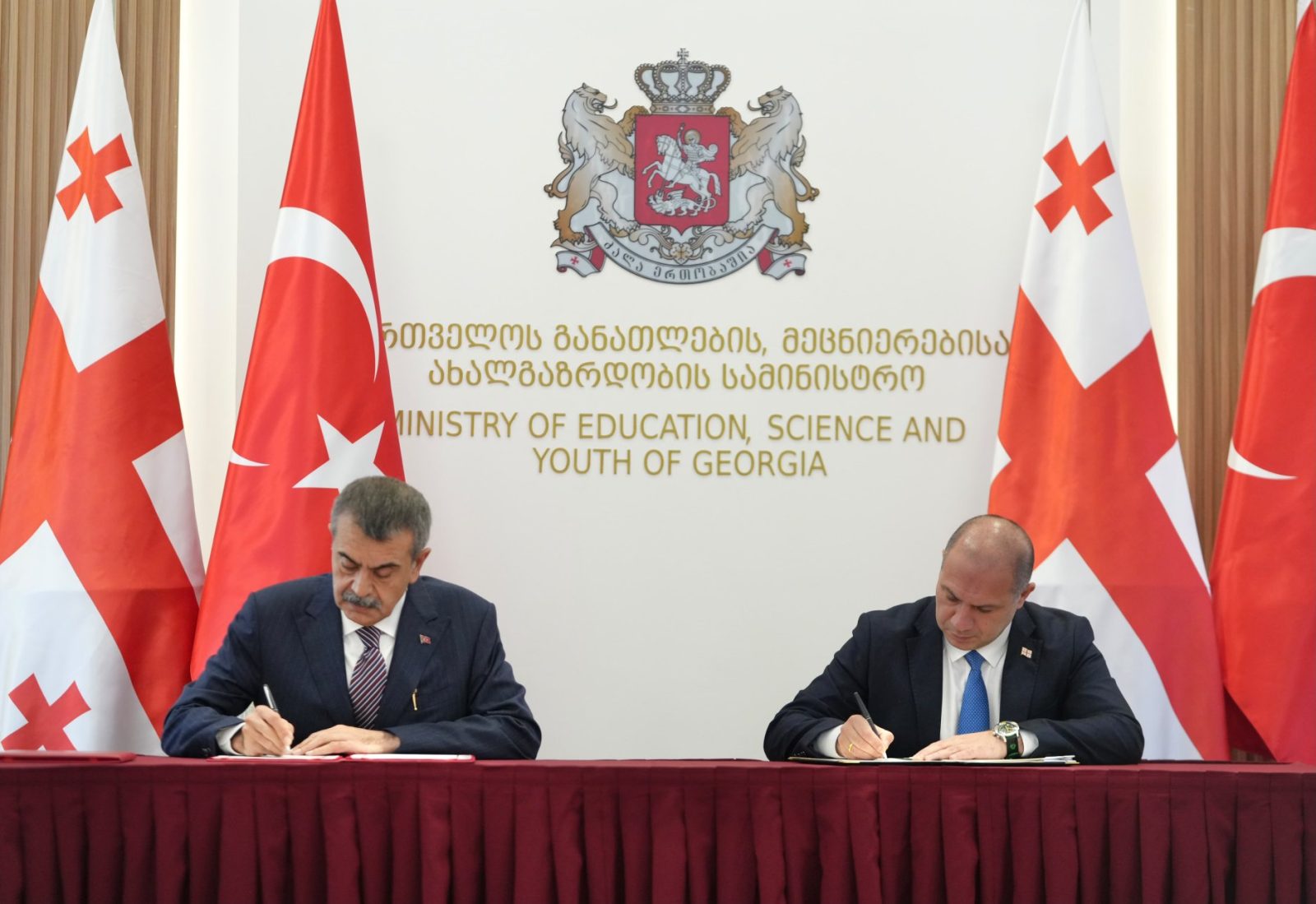 Türkiye ile Gürcistan Arasında Eğitim Alanında İş Birliği Anlaşması İmzalandı