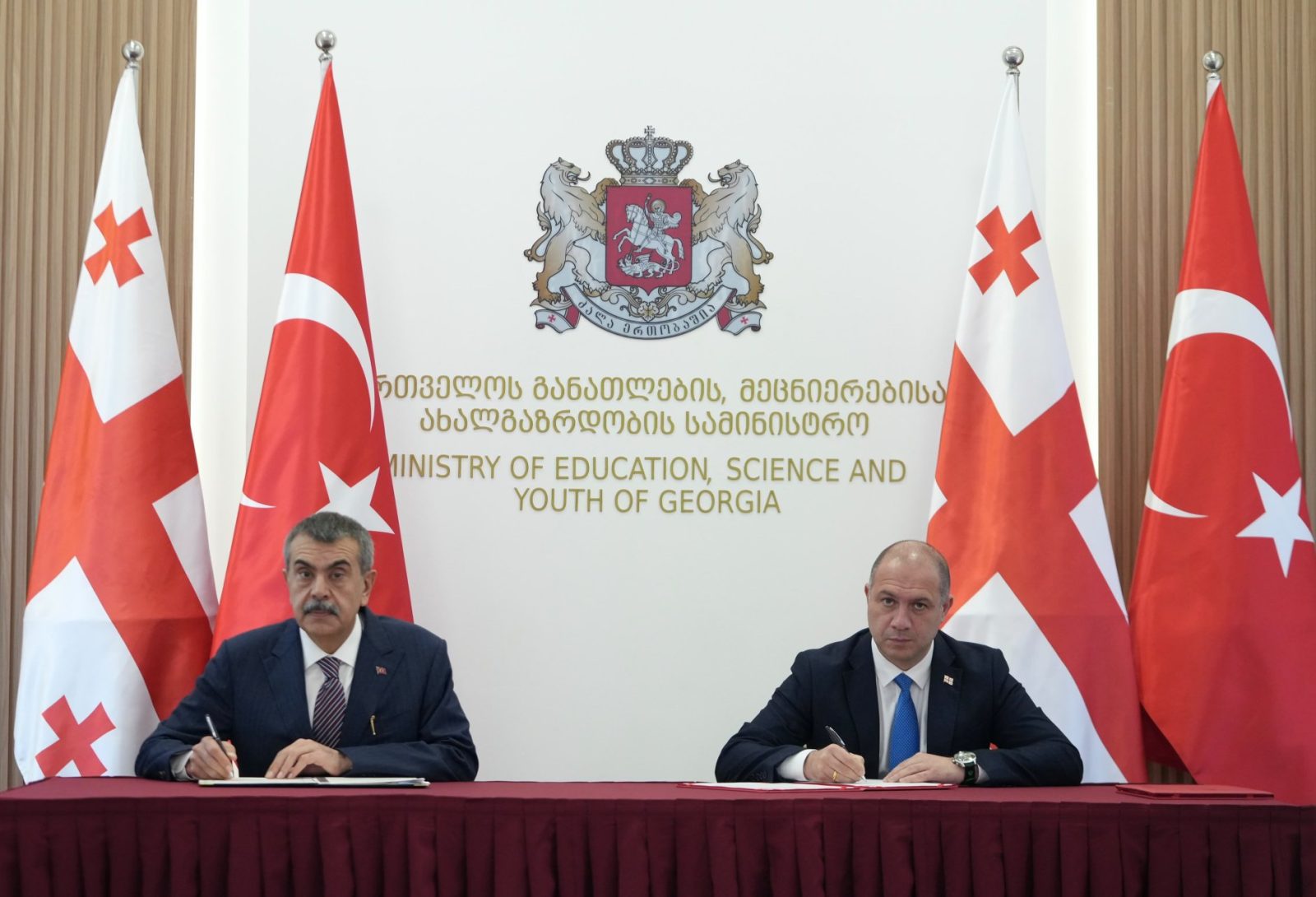 Türkiye ile Gürcistan Arasında Eğitim Alanında İş Birliği Anlaşması İmzalandı