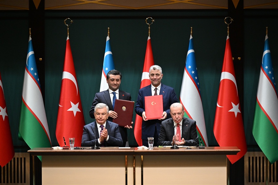 Türkiye ile Özbekistan Arasında İş Dünyasının Desteklenmesine Dair Yüksek Düzeyli Konsey’in Kurulması Anlaşması İmzalandı